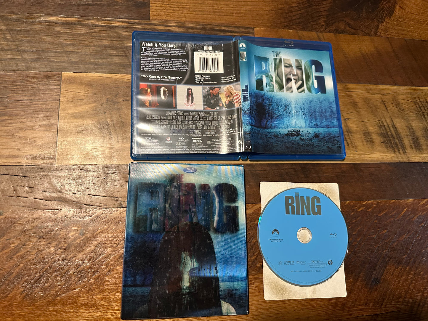 The Ring Blu ray-Paramount-Lenticular Slipcover-Paramount-2002 Horror