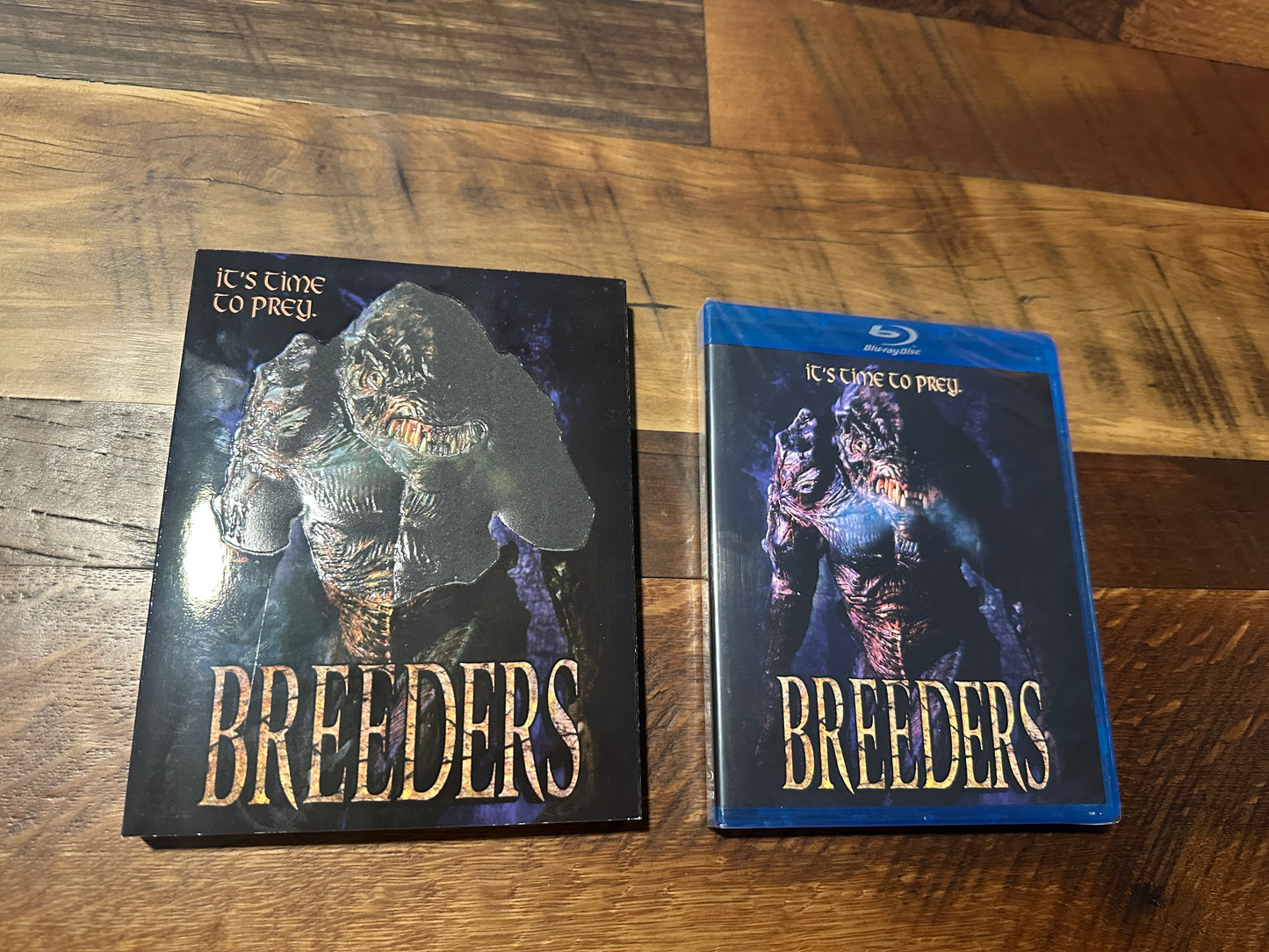 Breeders (Blu ray, Dark Force Ent, Glow In The Dark Slipcover, NEW/Sealed)