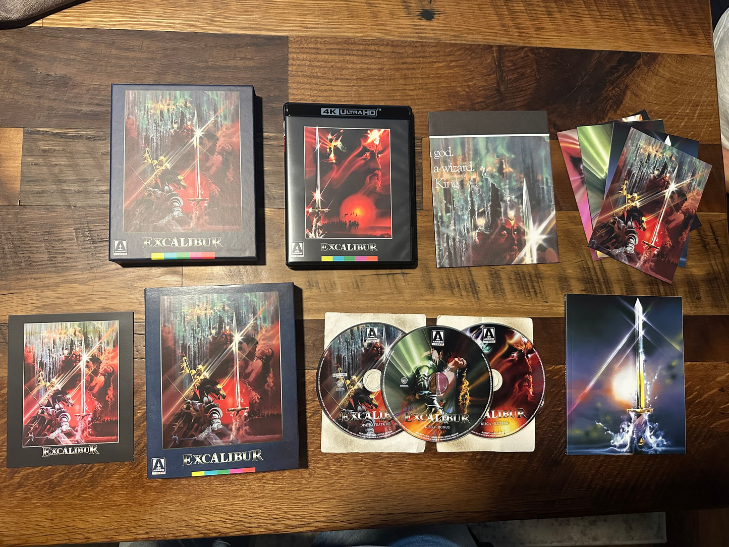 Excalibur (4K Ultra HD, Arrow Video, Limited Edition, 3 Disc, Slipcover)
