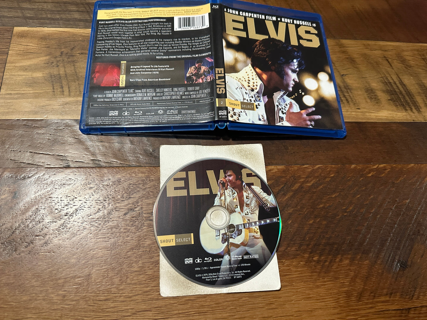 Elvis (Blu Ray, Shout Select, Kurt Russell Classic, Widescreen)