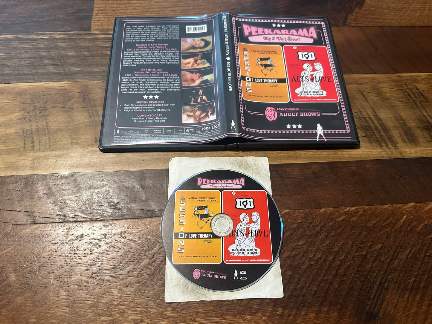 Sessions Of Love Therapy & 101 Acts Of Love DVD, Peekarama, 2 Movies, OOP)