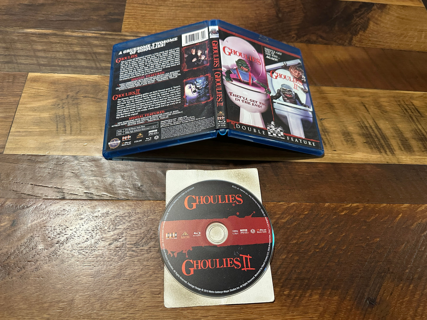 Ghoulies & Ghoulies II (Blu ray, Scream Factory, Double Feature, 80’s Horror)