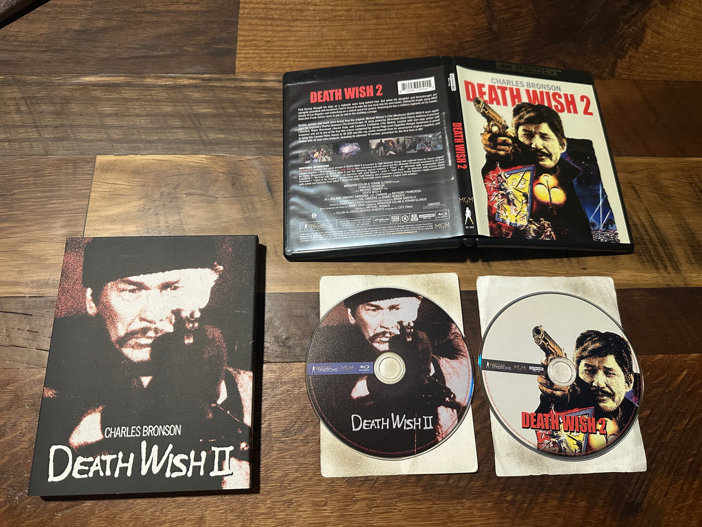 Death Wish II (4K Ultra HD, Vinegar Syndrome, Slipcover, 80’s Classic)