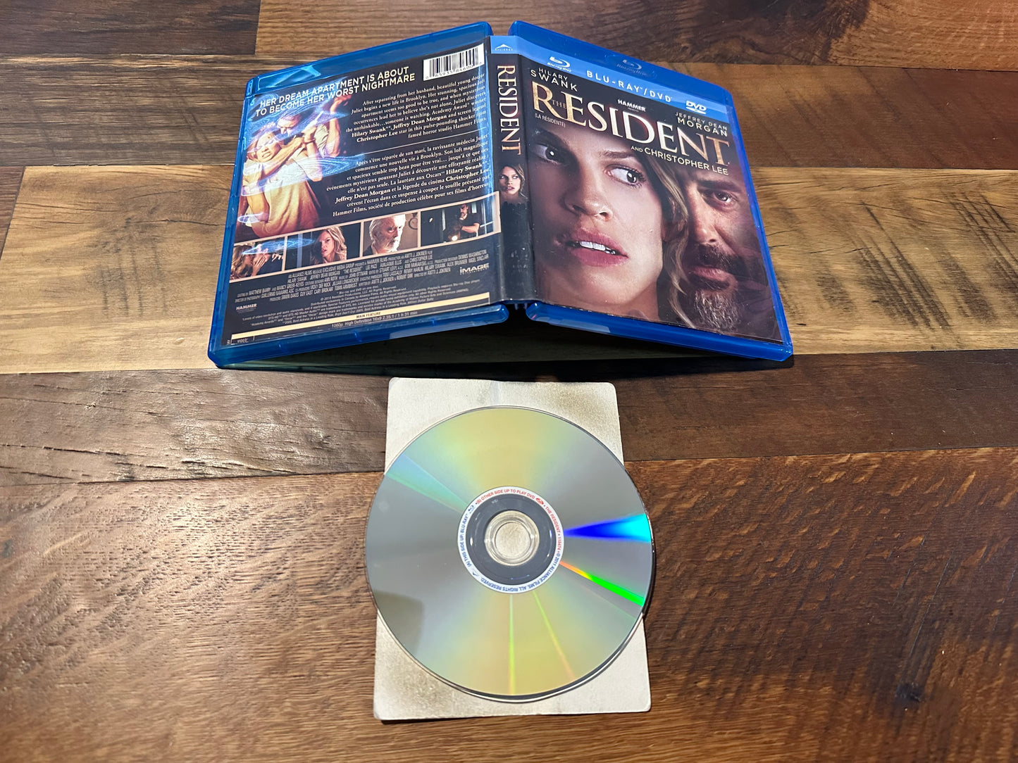 The Resident Blu ray/DVD-Image Entertainment-Hilary Swank Horror-