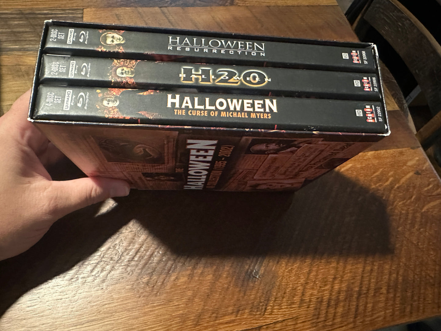 Halloween 1-8 (4K Ultra HD, Scream Factory, All Hard Slipcovers)