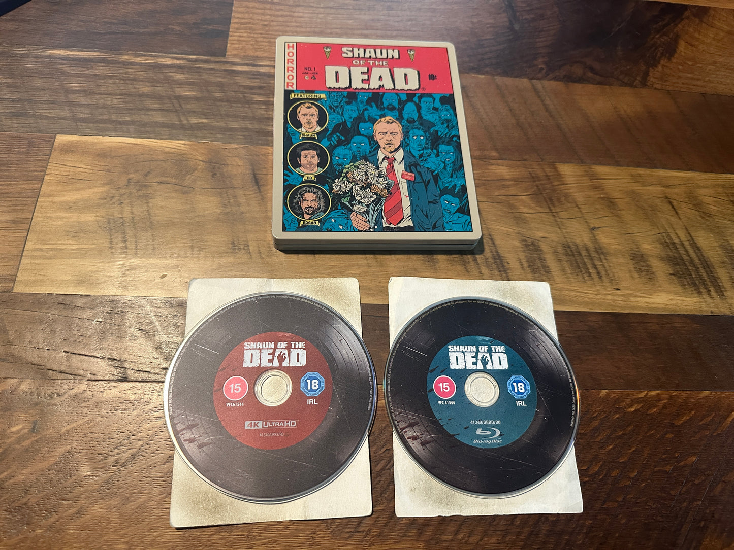 Shaun Of The Dead 4K Ultra HD/Blu ray-Import Steelbook-2 Disc-No Digital-