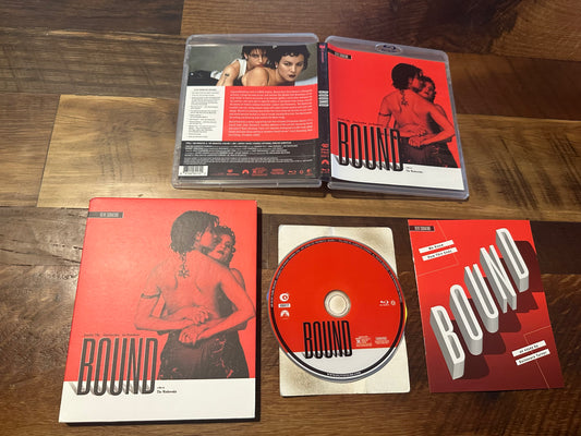 Bound Blu ray-Olive Films-Slipcover-90’s Classic-Jennifer Tilly-