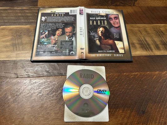 Rabid DVD-Roger Cronenberg-The Director’s Series-New Concorde-