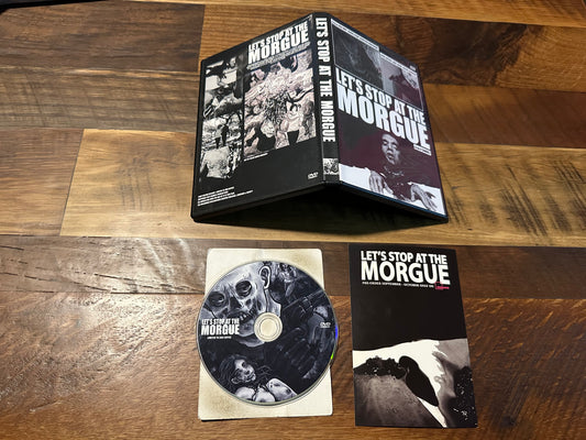 Let’s Stop At The Morgue DVD-First Edition Limited To 300-Obscure-