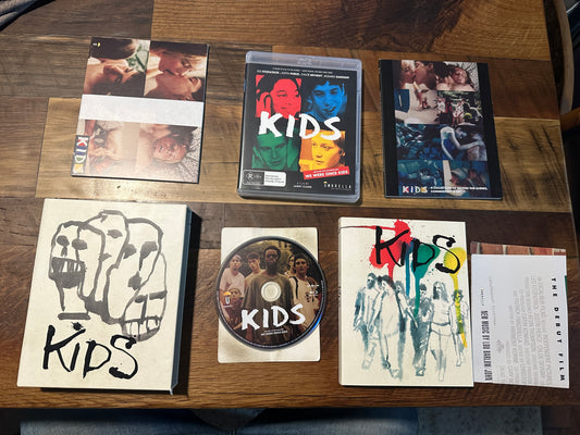 Kids (Blu ray, Umbrella Ent Region B, Rare Limited Edition, 500 Made, Larry Clark)