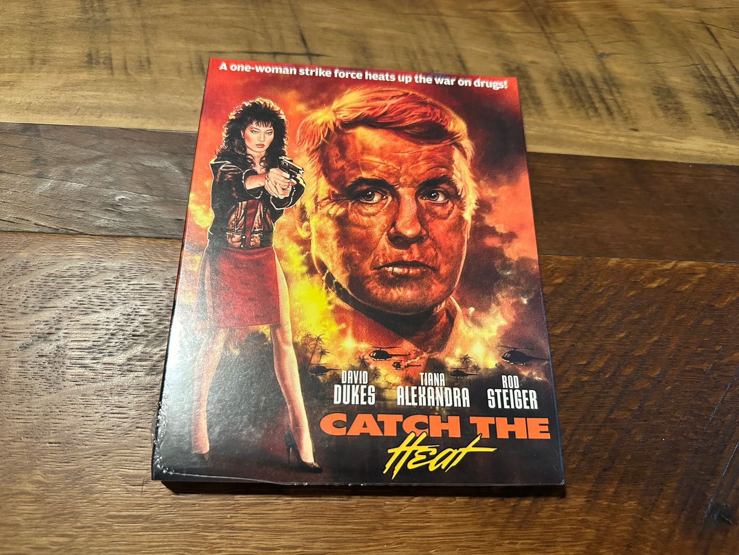 Catch The Heat (Blu ray, Kino Lorber, Slipcover, 80’s Classic, NEW)
