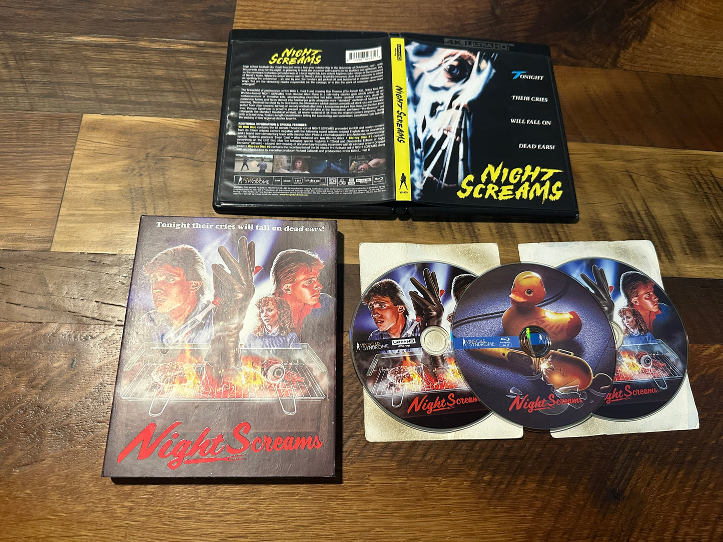 Night Screams (4K Ultra HD, Vinegar Syndrome, Slipcover, 80’s Classic)