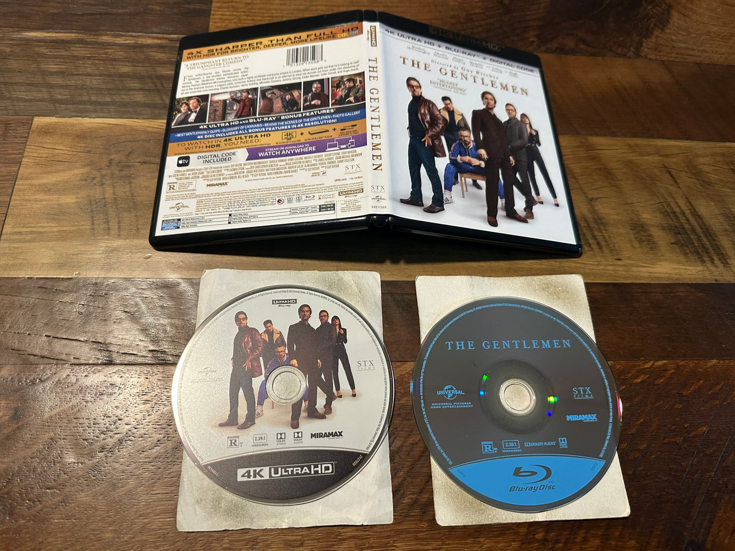 The Gentlemen (4K Ultra HD/Blu ray, Universal, Rare US Release, No Digital)