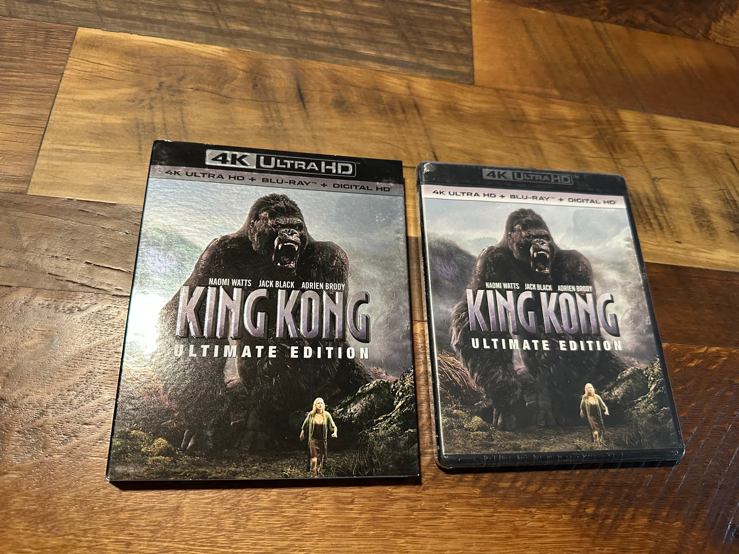 King Kong 2005 4K Ultra HD/Blu ray-Universal-Slipcover-Ultimate Ed-NEW