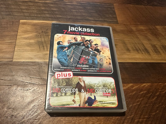 Jackass & Bad Grandpa 7 Movie Collection DVD-Classics-Widescreen-