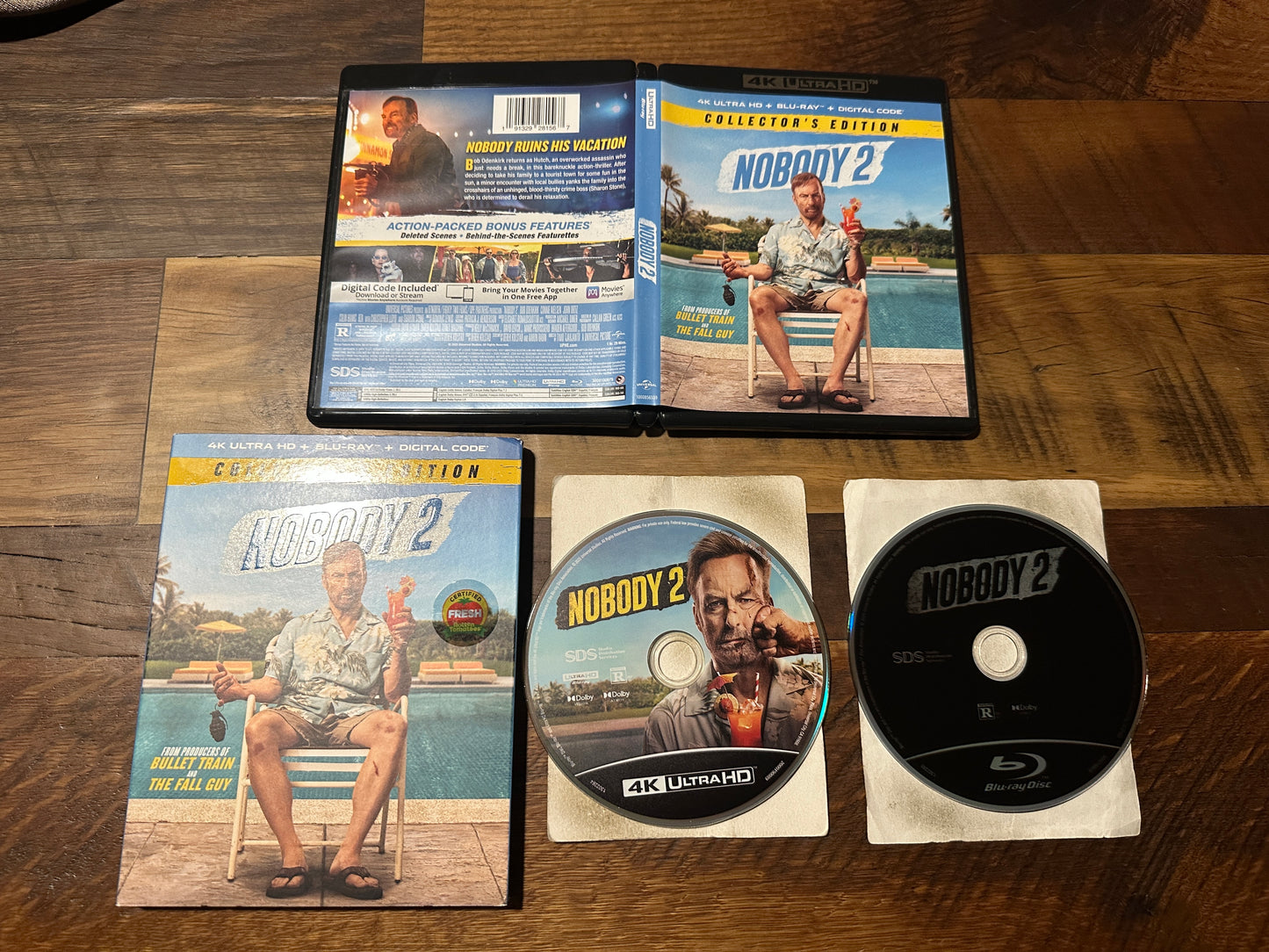 Nobody 2 (4K Ultra HD/Blu ray, Universal, Slipcover, 2 Disc, No Digital)