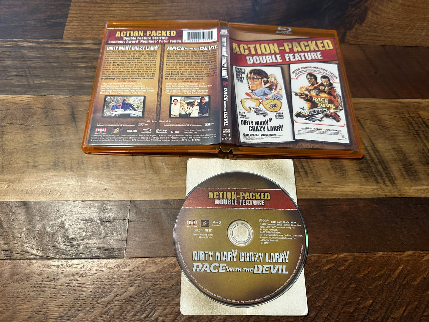 Dirty Mary Crazy Larry & Race With the Devil (Blu ray, Shout Factory)