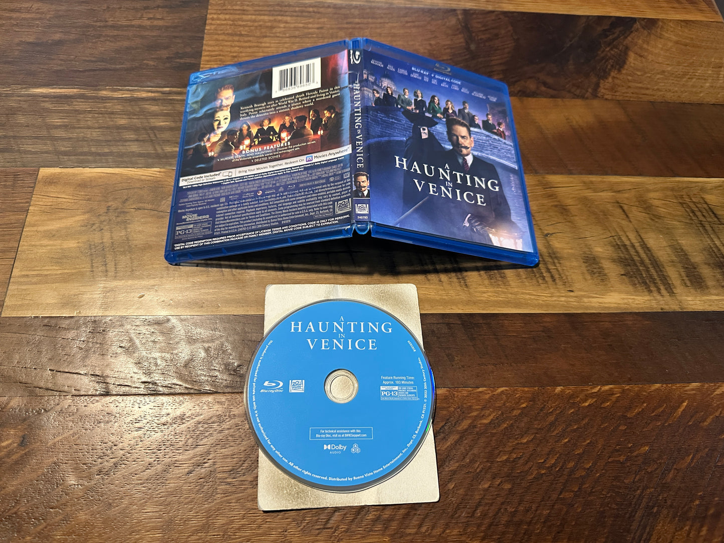 A Haunting in Venice (Blu ray, 20th Century Fox, Widescreen, No Digital)