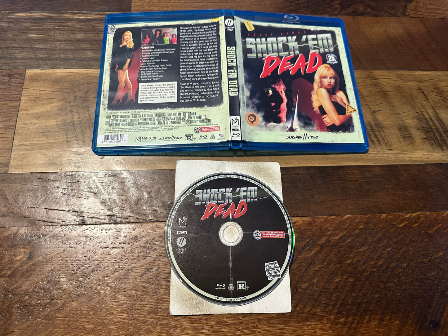 Shock’em Dead (Blu ray, Slasher Video, 90’s Classic, Director Cut)