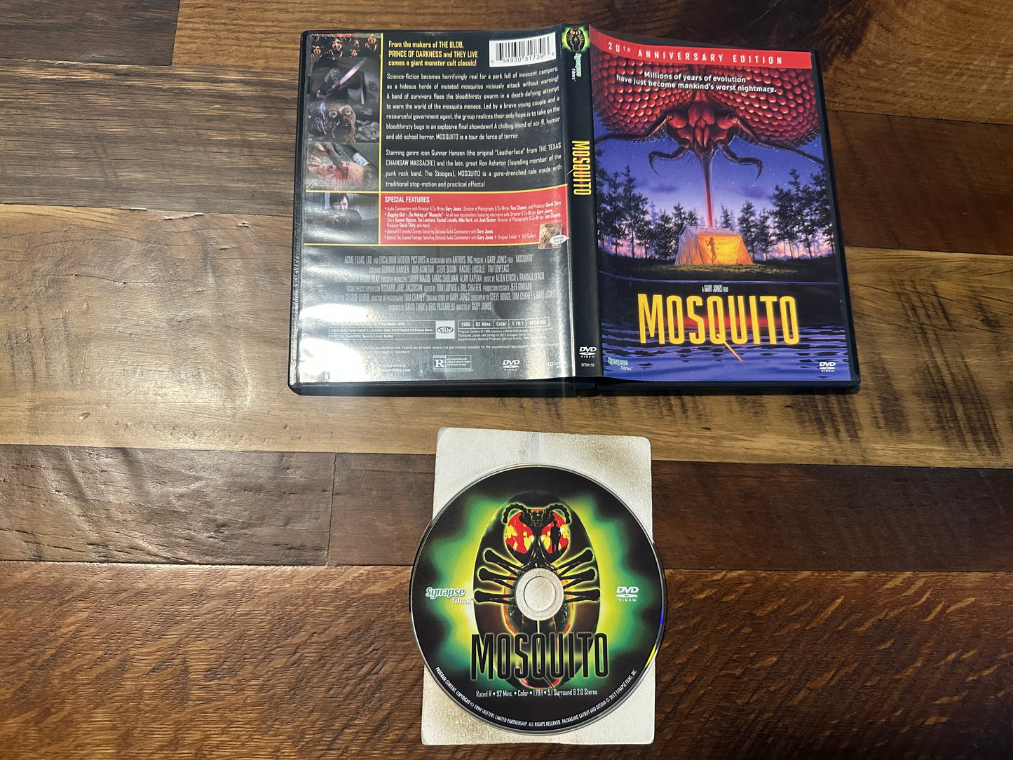 Mosquito (DVD, Synapse Films, 20th Anniversary Edition, 90’s Horror)