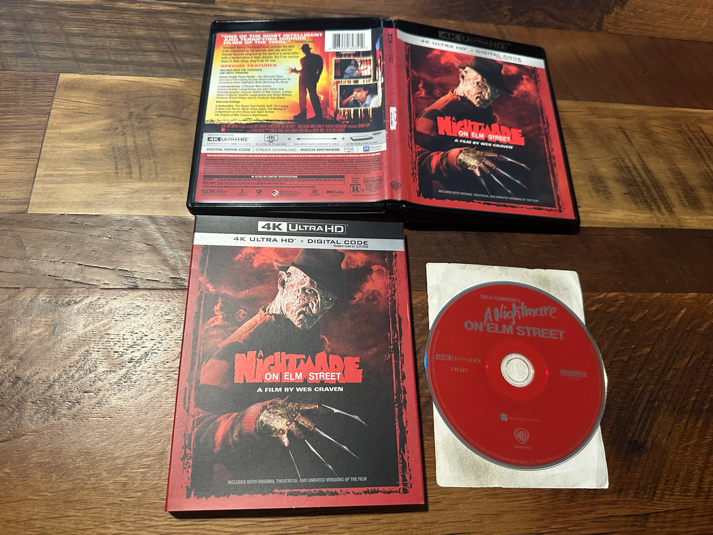 A Nightmare On Elm Street (4K Ultra HD, Warner Bros, Slipcover, No Digital)
