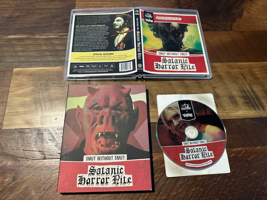 Smut Without Smut Satanic Horror Rites Blu ray - Vinegar Syndrome - Slipcover -