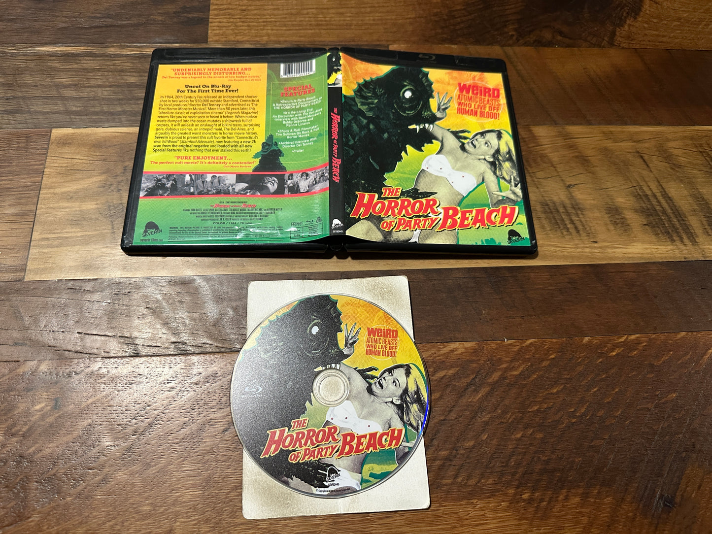 The Horror of Party Beach (Blu ray, Severin Films, 60’s Horror Classic)