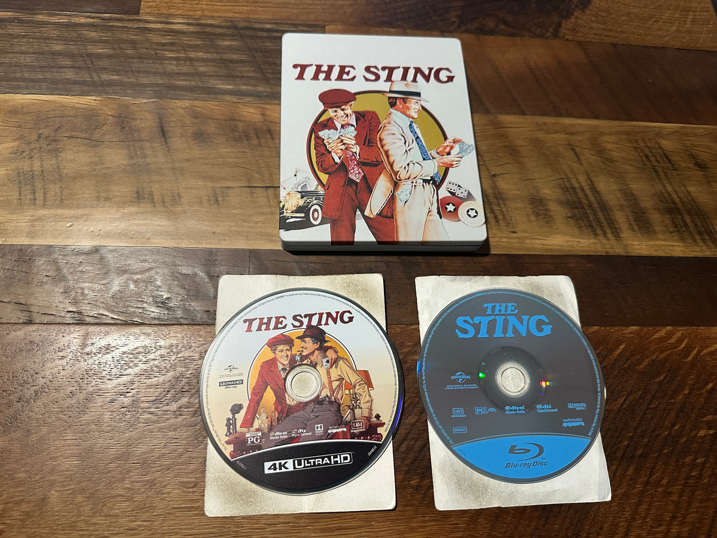 The Sting (Blu ray, Steelbook, Universal, Paul Newman 70's, No Digital)