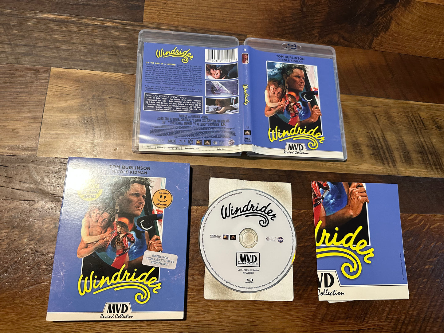 Windrider Blu ray-MVD Rewind Collection-Slipcover-80’s Classic-