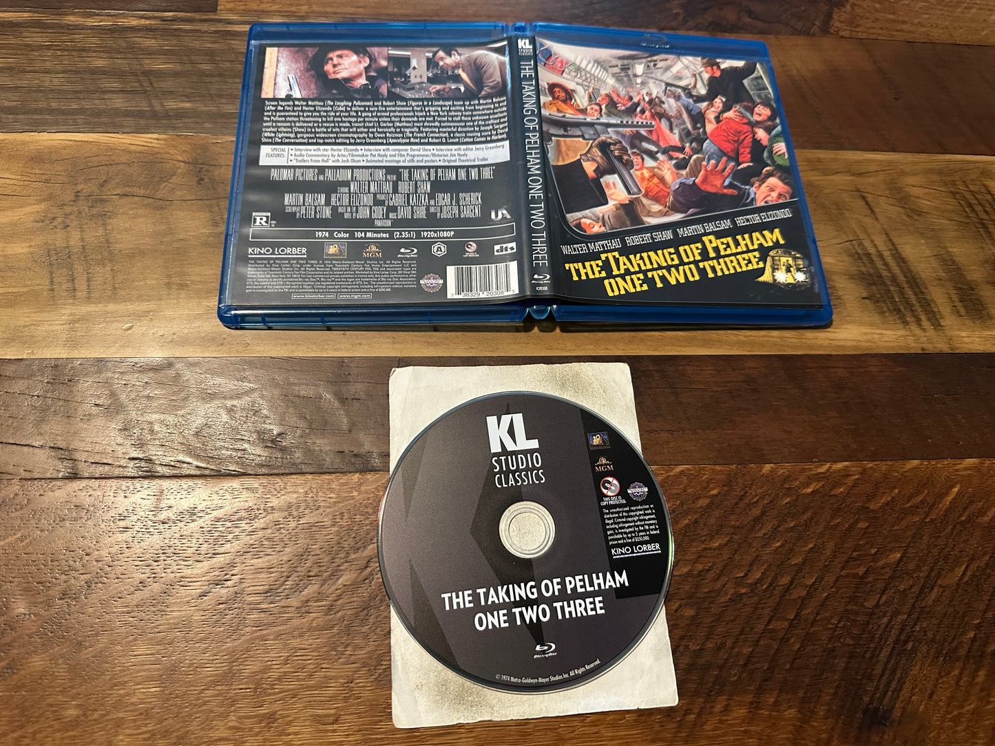 The Taking Of Pelham One Two Three (Blu ray, Kino Lorber, 70’s Classic)