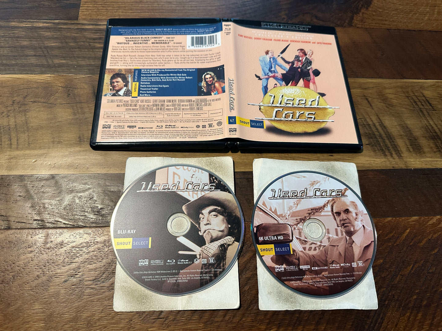 Used Cars (4K Ultra HD, Shout Factory, 80’s Classic, Kurt Russell, Collector)