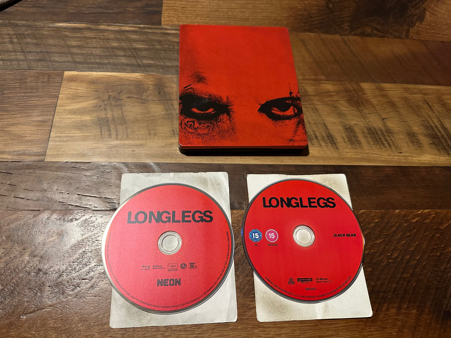 Longlegs 4K Ultra HD/Blu ray-Import Release-Steelbook-Region A-2 Disc-