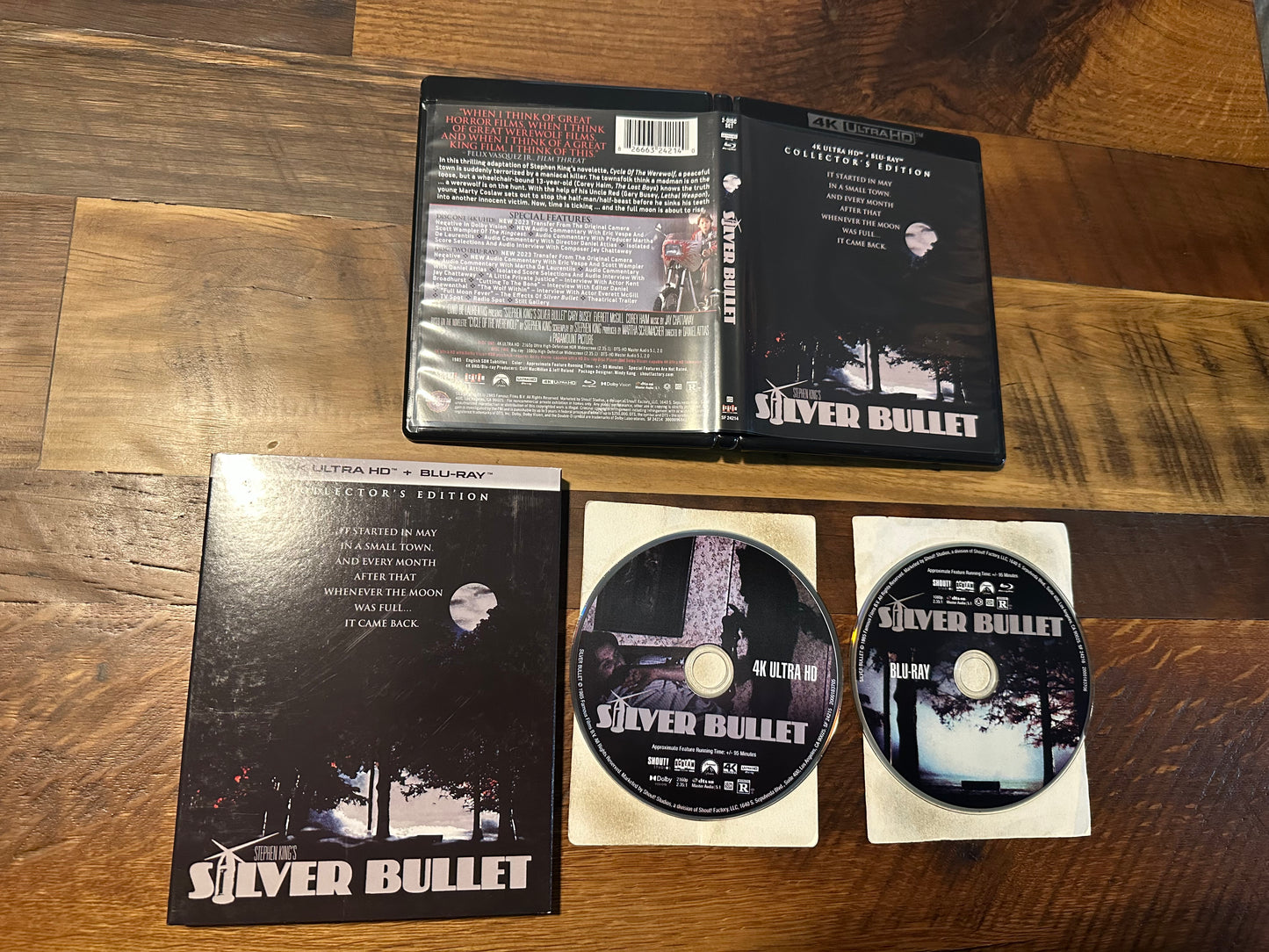 Silver Bullet 4K Ultra HD/Blu ray-Scream Factory-Collector’s Ed-Slipcover
