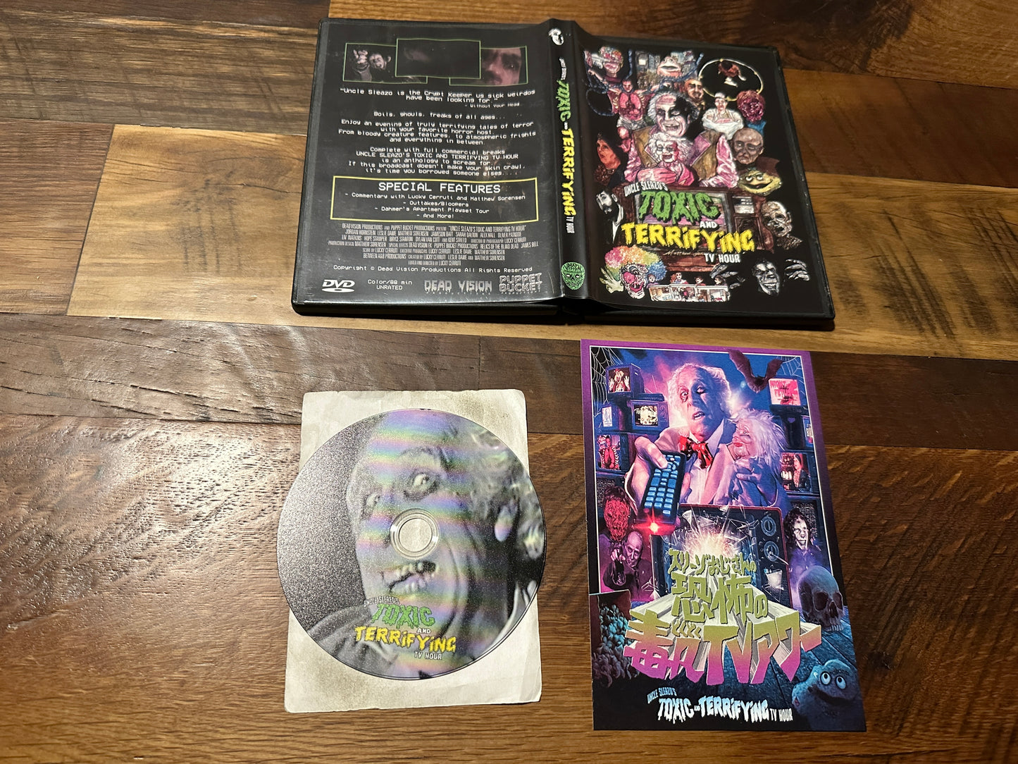 Uncle Sleazo’s Toxic And Terrifying TV Hour (DVD, Dead Vision, Obscure)