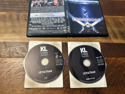Leviathan 4K Ultra HD/Blu ray-Kino Lorber-2 Disc-80’s Classic-