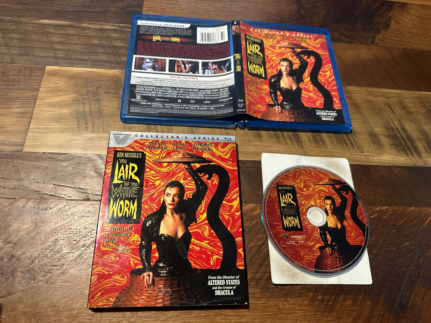 The Lair of the White Worm Blu ray-Vestron Video-Slipcover-Collector’s Series