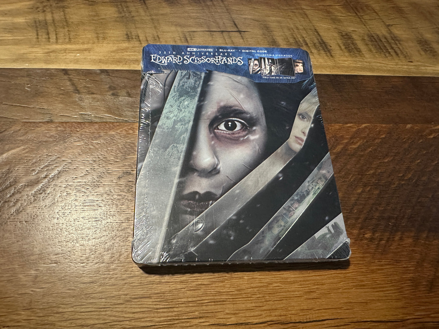Edward Scissorhands (4K Ultra HD /Blu ray, Steelbook, 35th Ann, NEW)
