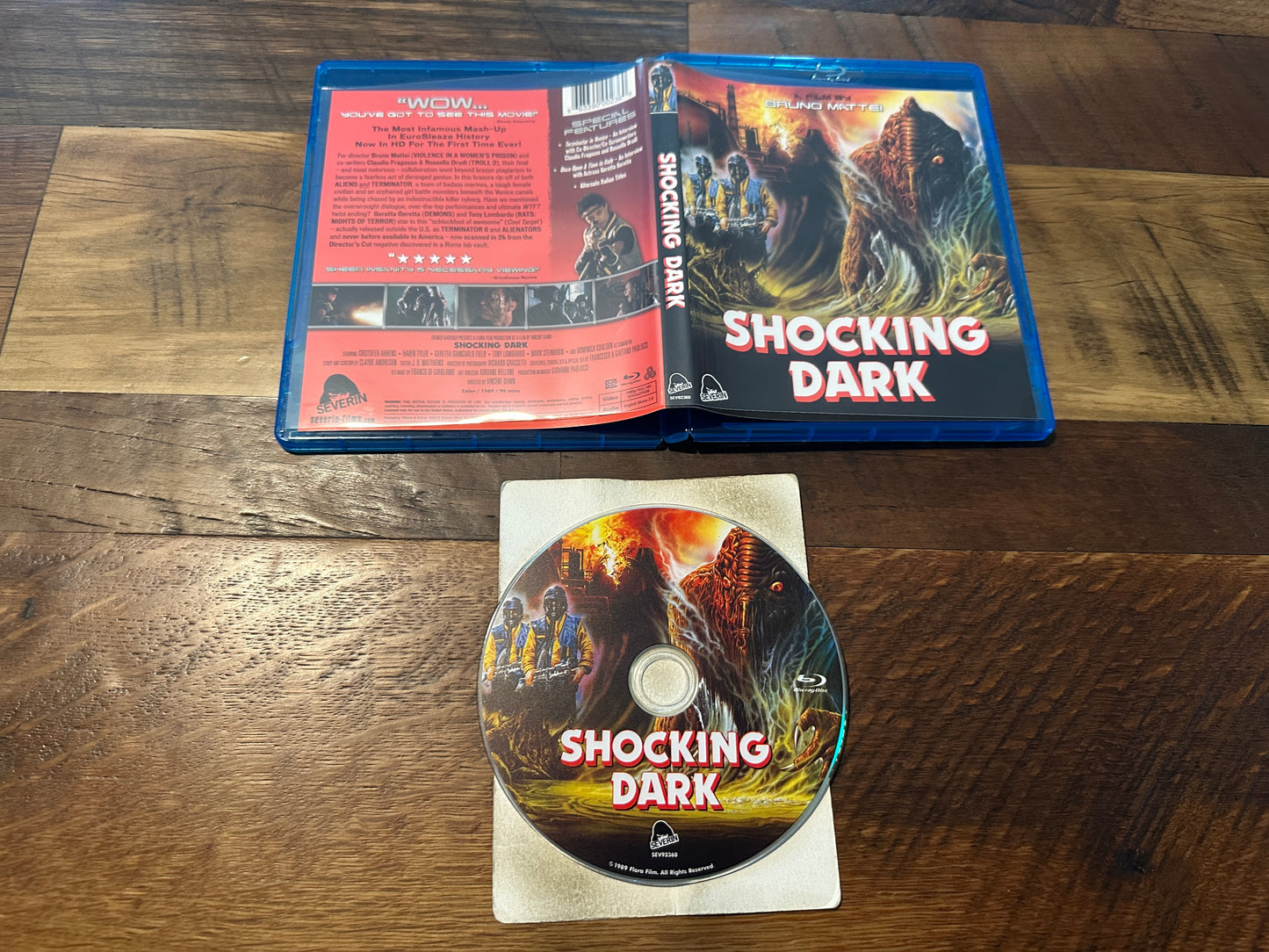 Shocking Dark (Blu ray, Severin Films, Widescreen, Bruno Mattei Classic)