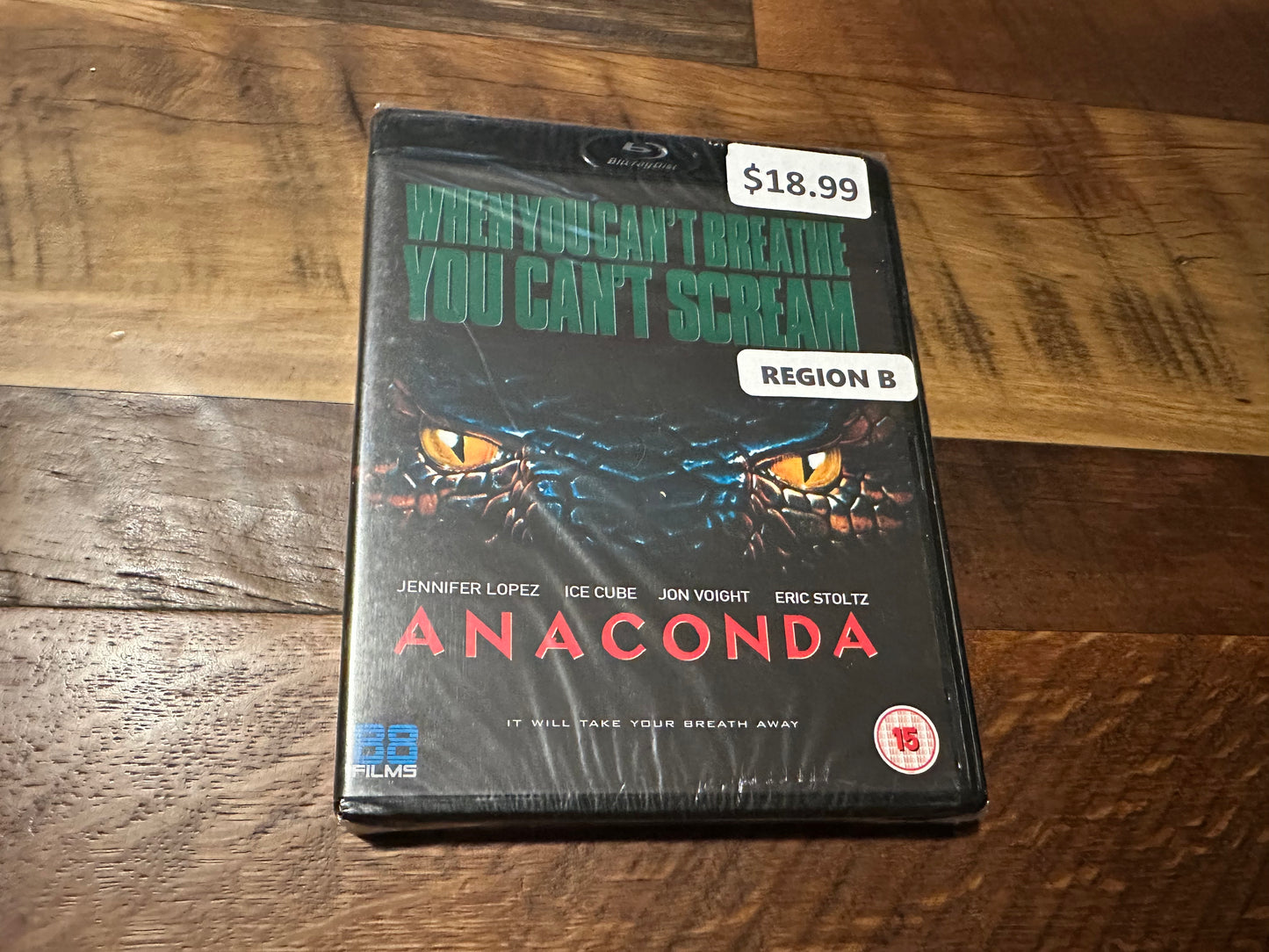 Anaconda Blu ray-88 Films-90’s Horror-Region B-NEW/Sealed-