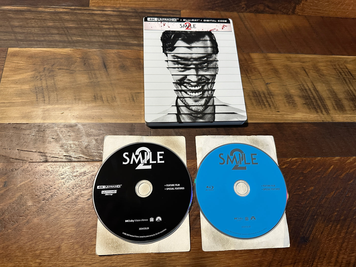 Smile Part 2 (4K Ultra HD/Blu ray, Steelbooks, Paramount, No Digital)