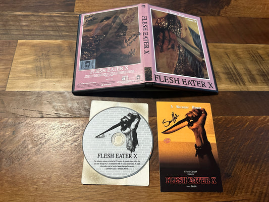 Flesh Eater X (DVD-R, Baroque House,75 Made, Official Release-OOP, Signed X4)