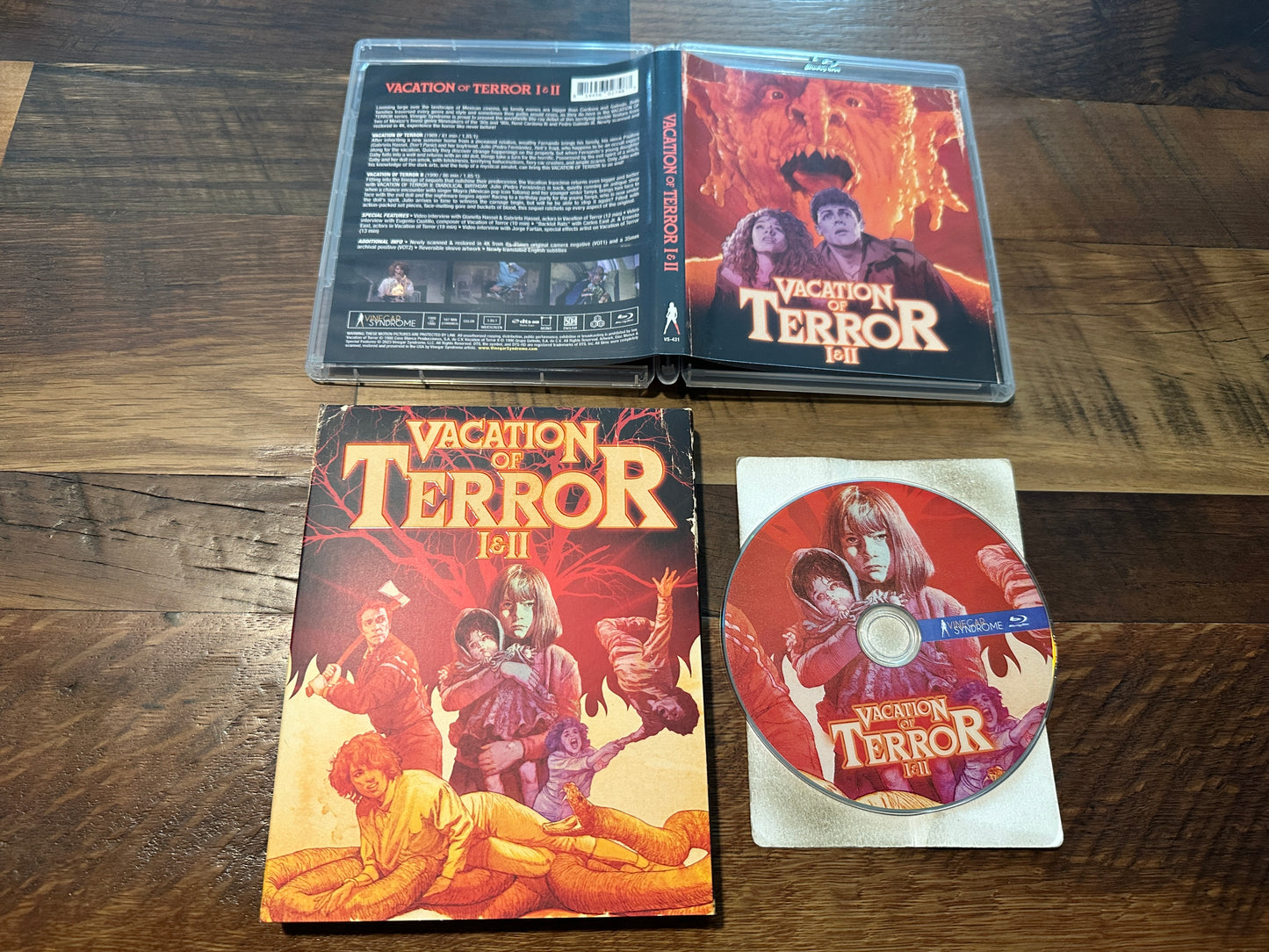 Vacation Of Terror I & II (Blu ray, Vinegar Syndrome, Slipcover, Horror Classic)