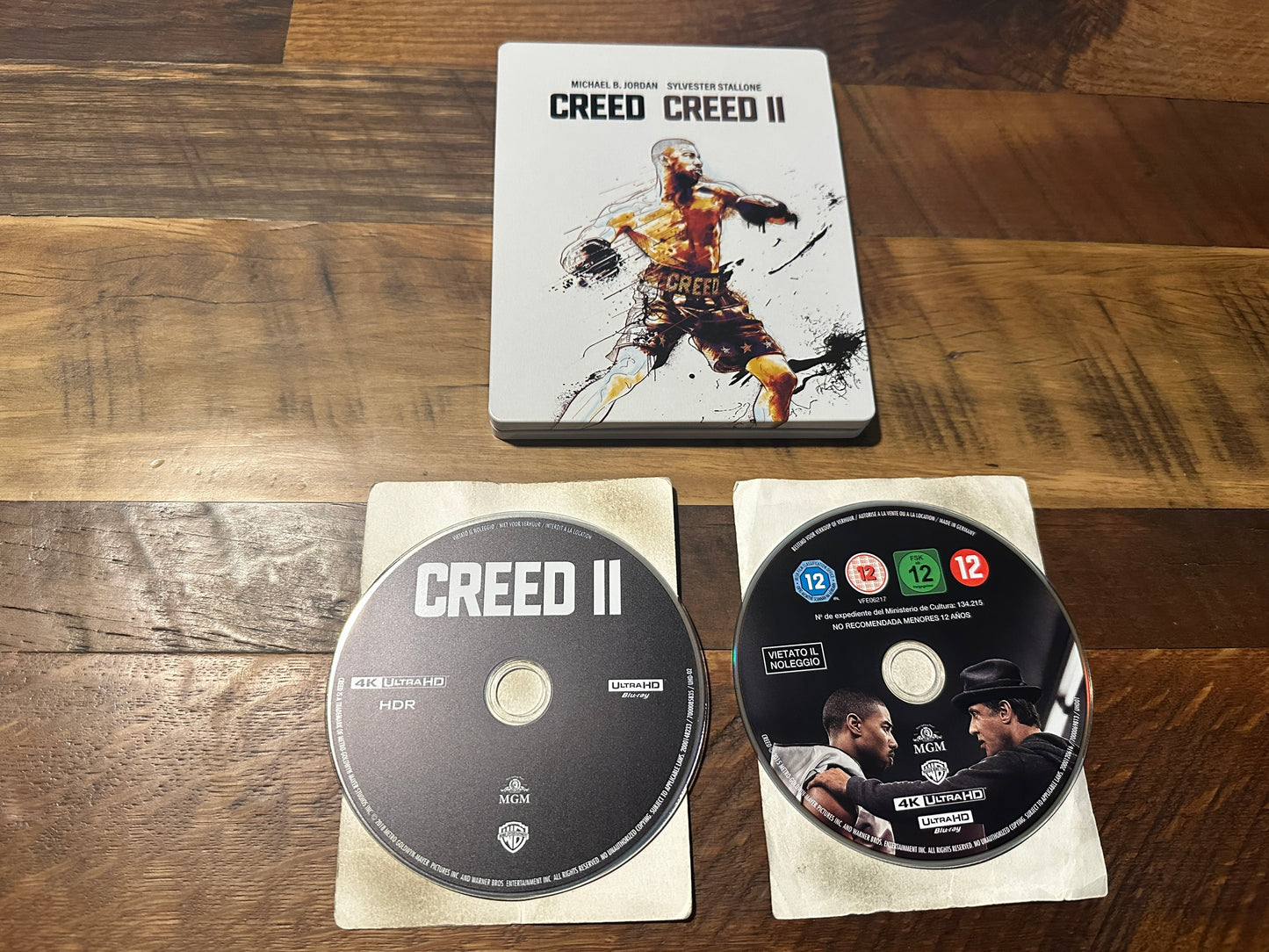 Creed & Creed II (2) (4K Ultra HD, Warner Bros, Import Steelbook, 2 Disc)