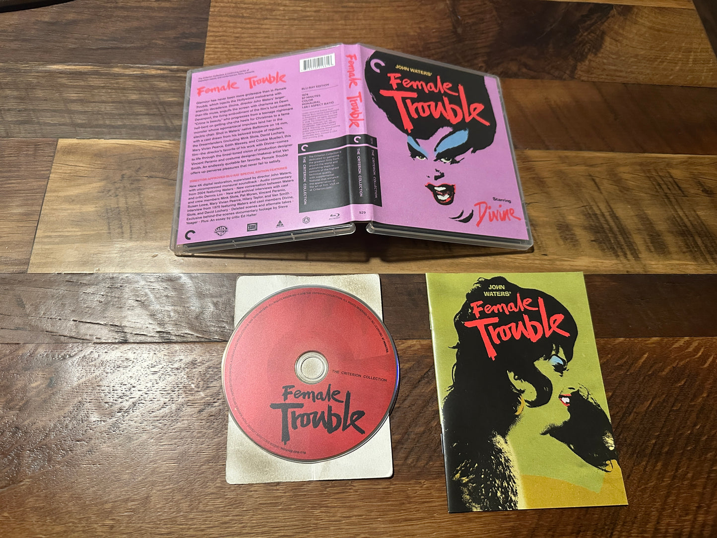 Female Trouble (Blu ray, Criterion Collection, John Waters 70’s Classic)