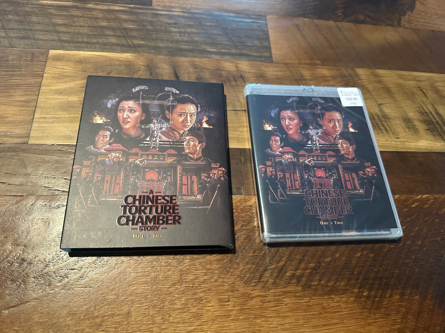 Chinese Torture Chamber Story 1 & 2 (Blu ray, Vinegar Syndrome, Slipcover, NEW)
