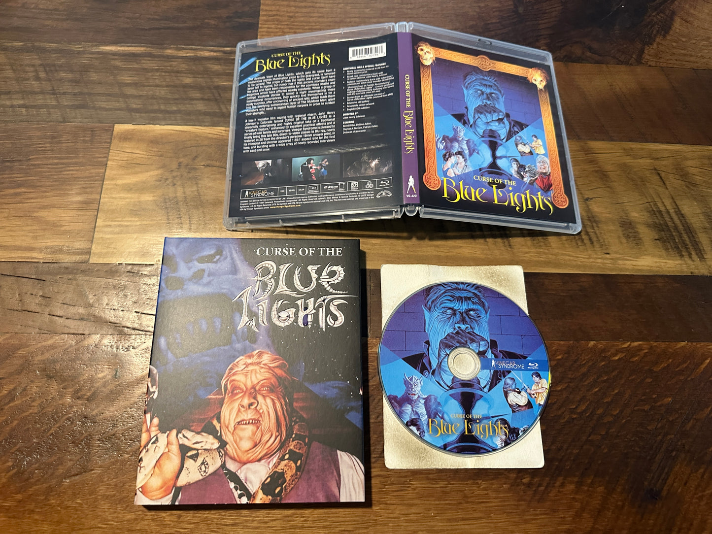 Curse of the Blue Lights (Blu ray, Vinegar Syndrome, Slipcover, 80's Classic)