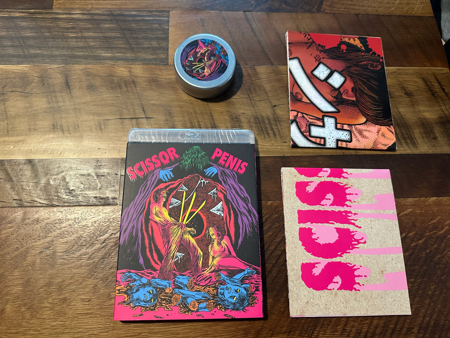 Scissor Penis (Blu ray, Error4444, Slipcover, Condoms & 2 Posters, NEW)