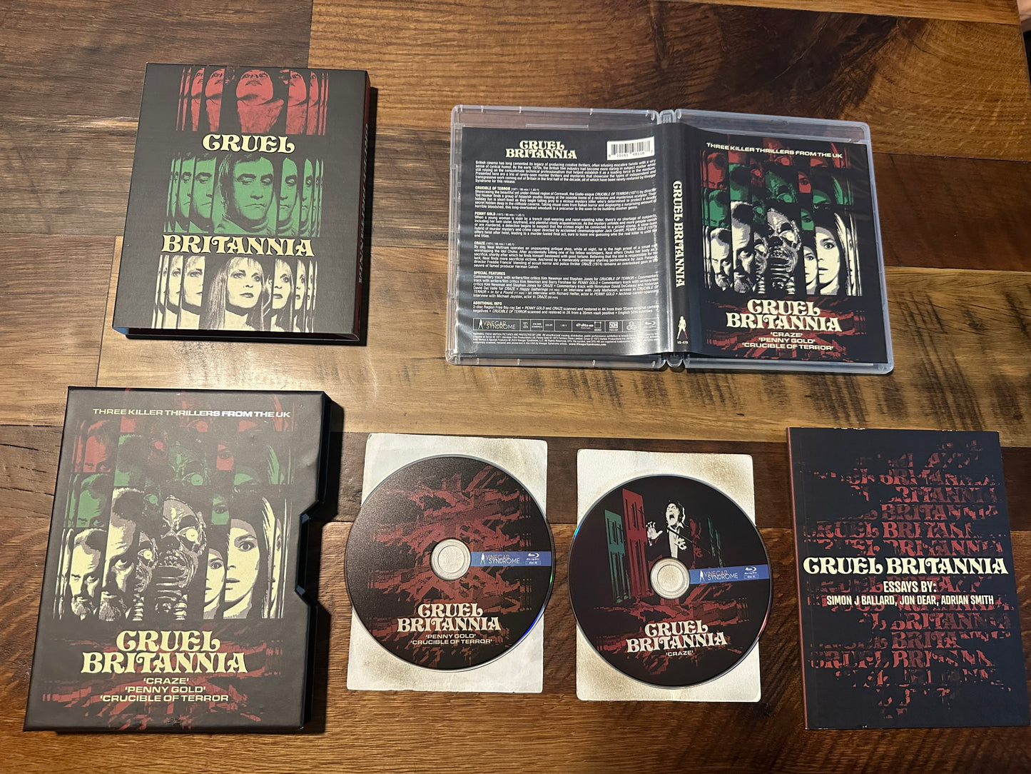 Cruel Britannia (Blu ray,Vinegar Syndrome, Hard Slipcover, Booklet)