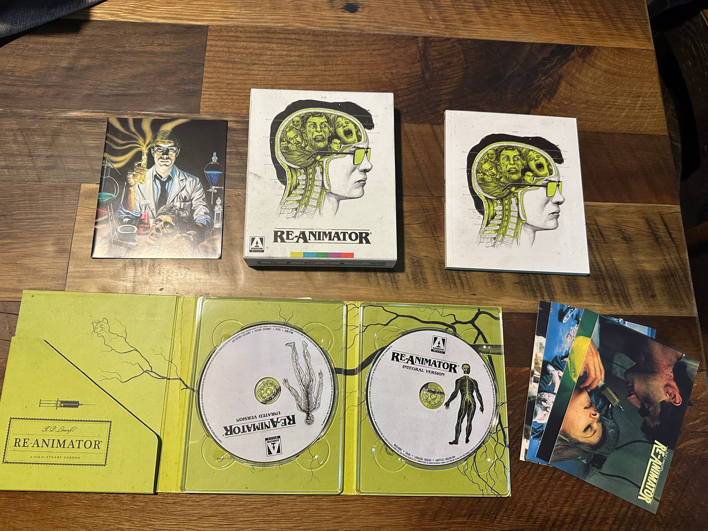 Re-Animator (Blu ray, Arrow Video, Limited Edition, Hard Slipcase, Booklet)