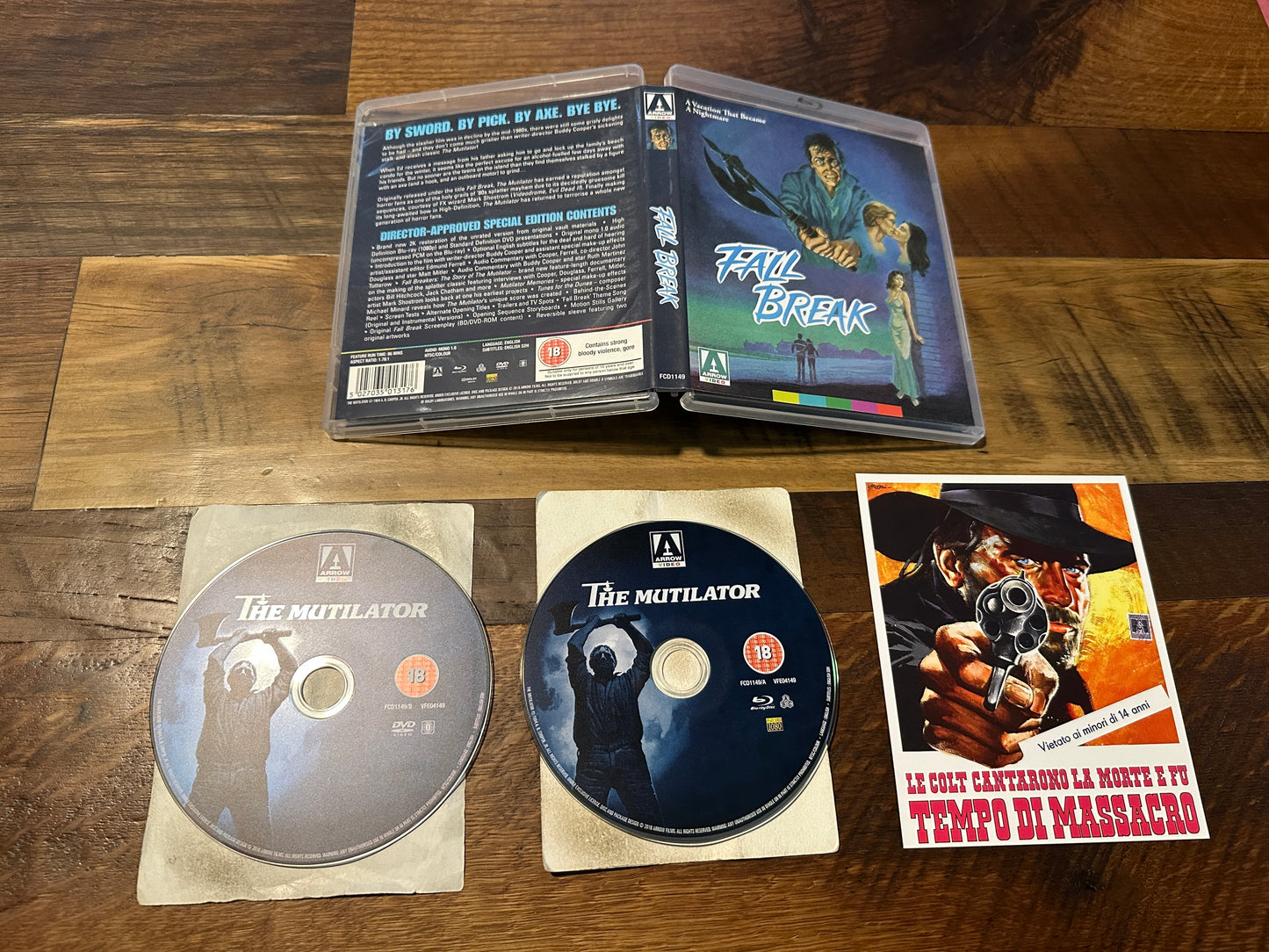 The Mutilator (Blu ray/DVD, Arrow Video, 2 Disc, Special Edition, Region Free)